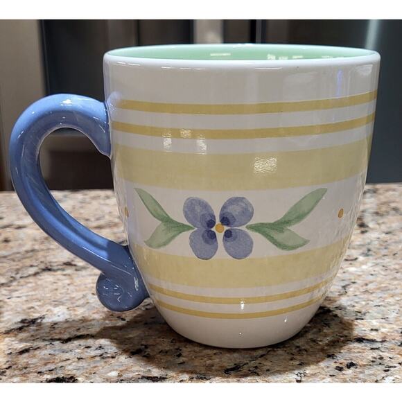 Pfaltzgraff Summer Breeze 16 oz. Stoneware Coffee Tea Mugs/Cups Set of 4 - Picture 7 of 14